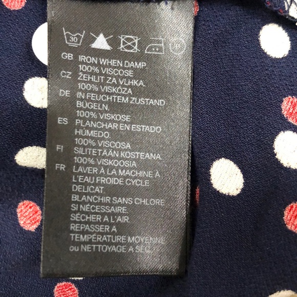 Ruffle hem polka dot top - Picture 10 of 12